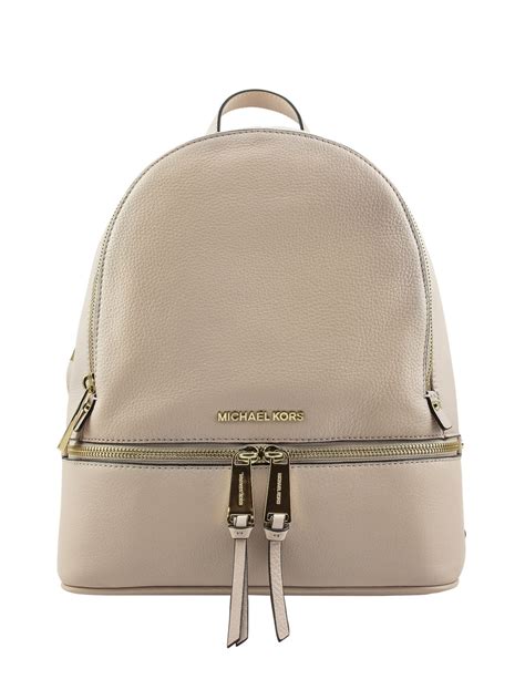 michael kors backpack beige